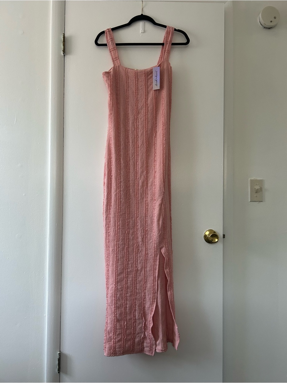 Derek Heart Blush Pink Sleeveless Maxi Dress